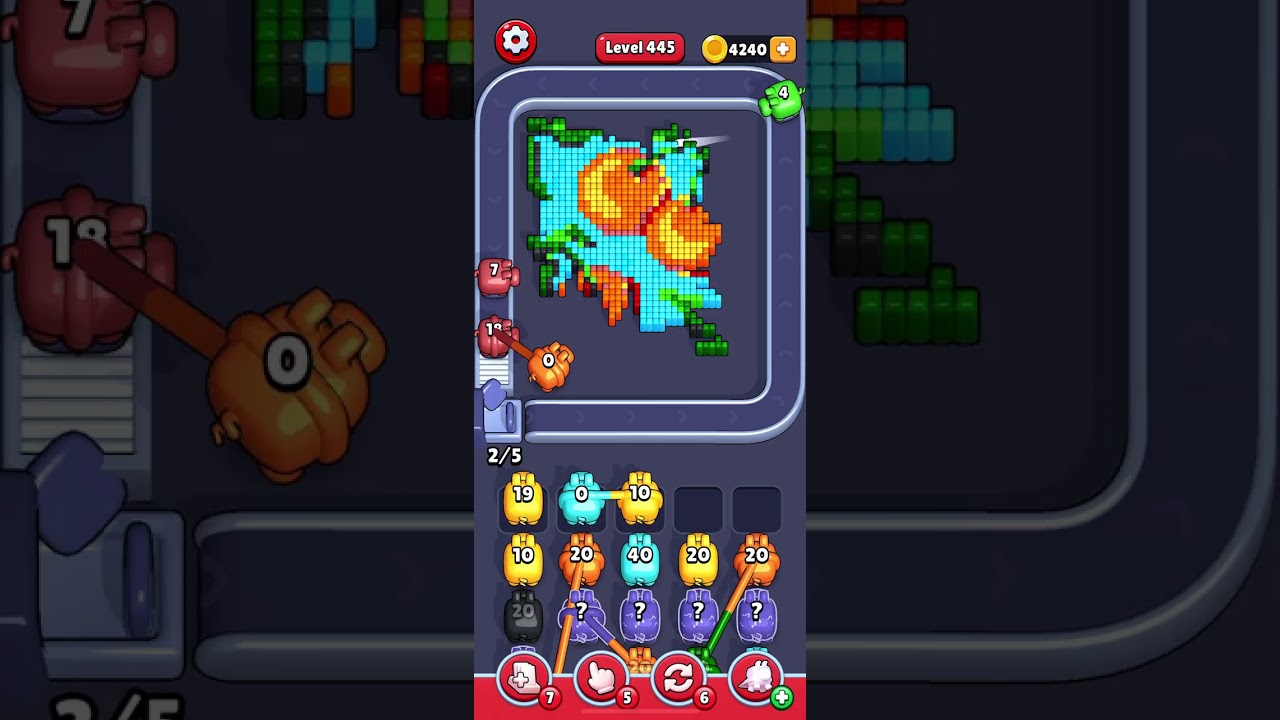 Pixel Flow Level 445