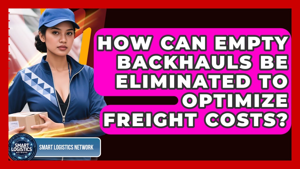 How Can Empty Backhauls Be Eliminated To Optimize Freight Costs? - Smart Logistics Network