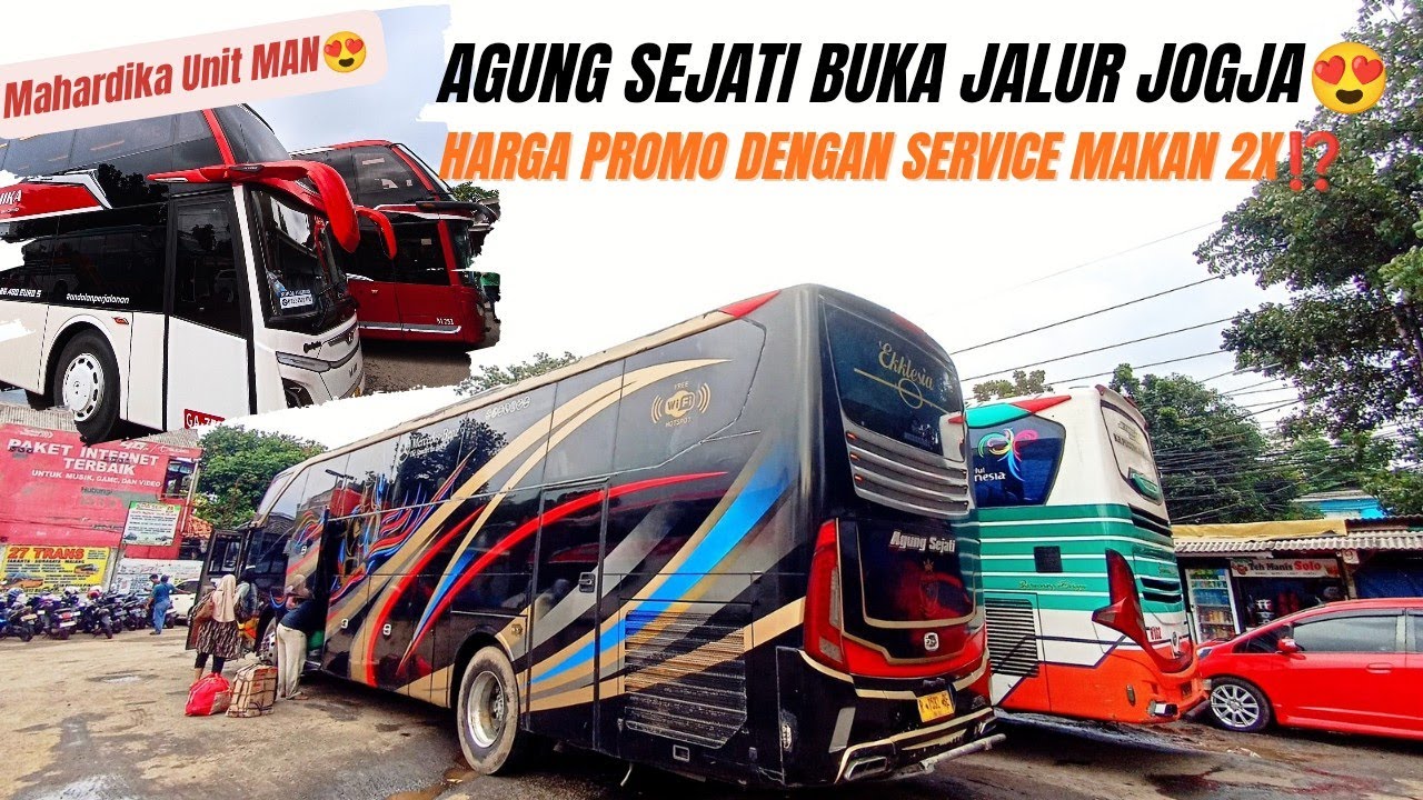 LINE PERDANA❗PO AGUNG SEJATI BUKA JALUR JOGJA 😍 TIKET MURAH DAN FASILITAS MEWAH ❗