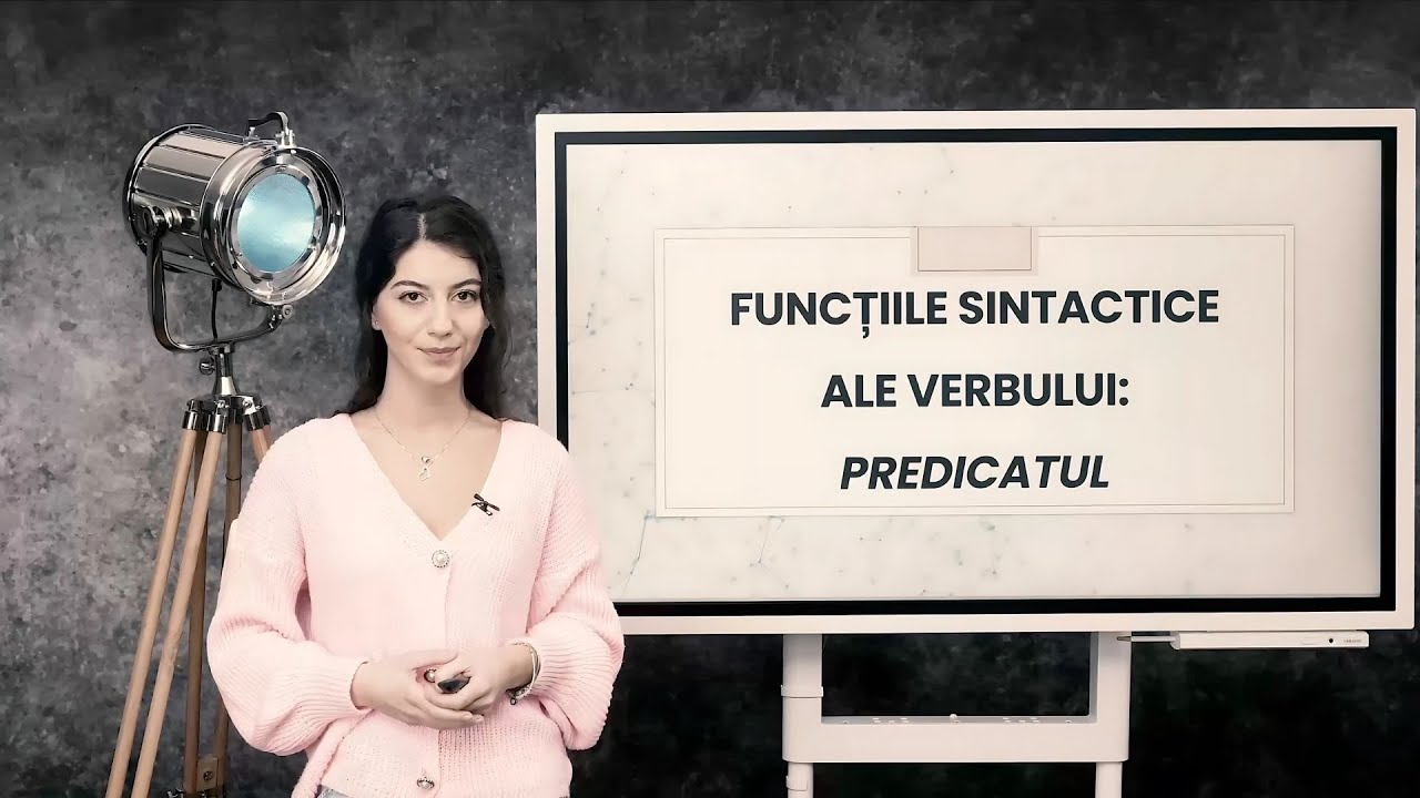 Funcțiile sintactice ale verbului: predicatul. Predicatul Verbal. Predicatul Nominal - Clasa VI-a