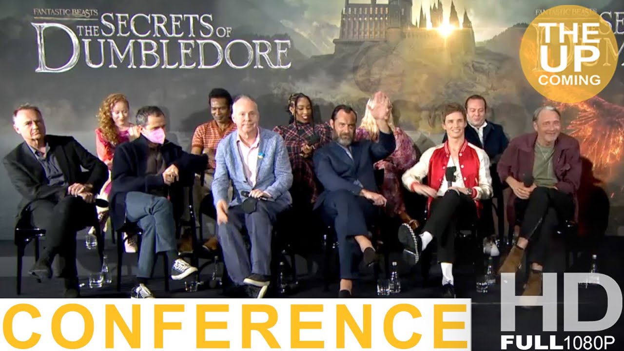 Fantastic Beasts: Secrets of Dumbledore press conference: Eddie Redmayne, Jude Law, Mads Mikkelsen