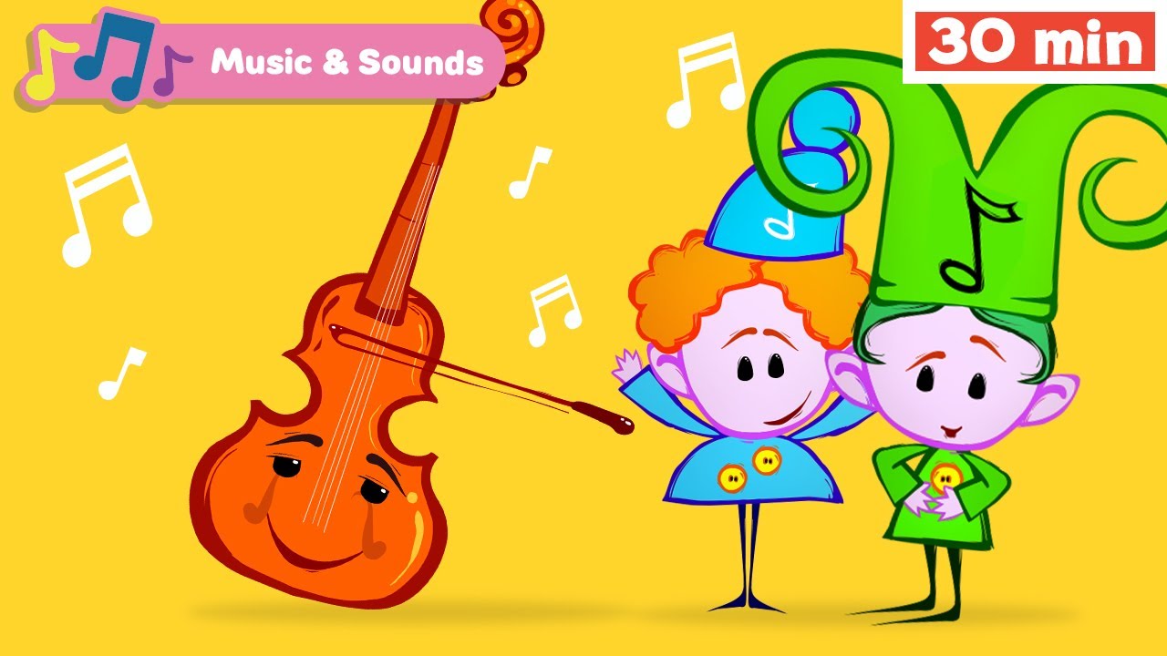 The Notekins | Learn Musical Instruments for Kids | Early Learning Videos |  Violin | Tuba & More