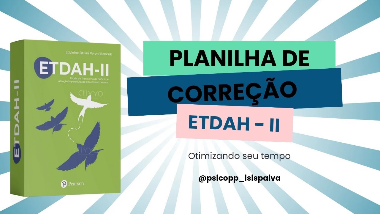 Correção Automatizada do ETDAH II: Guia Prático e Rápido