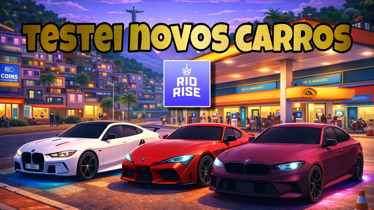 TESTEI E ANALISEI OS NOVOS CARROS DO RIO RISE 💥