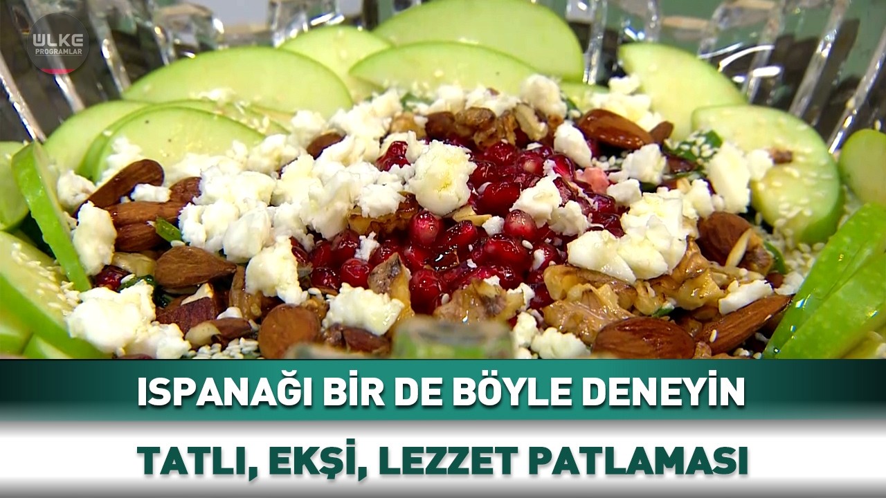 Ispanağı Bir De Böyle Deneyin Tatlı, Ekşi, Lezzet Patlaması
