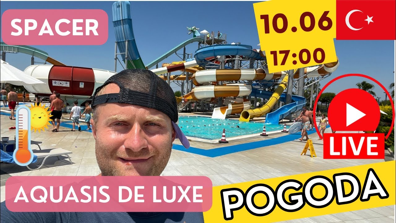 🇹🇷Turcja 10.06 AQUASIS DE LUXE. Spacer i Pogoda #turcja #rodzinaczesiow #aquasis