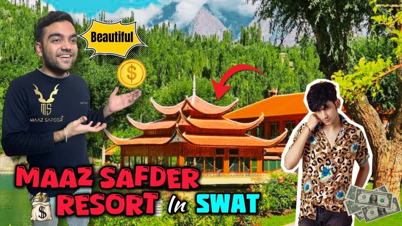 Maaz Safder Resort In Swat Valley @MaazSafderWorld | Adventurous River Crossing Kari