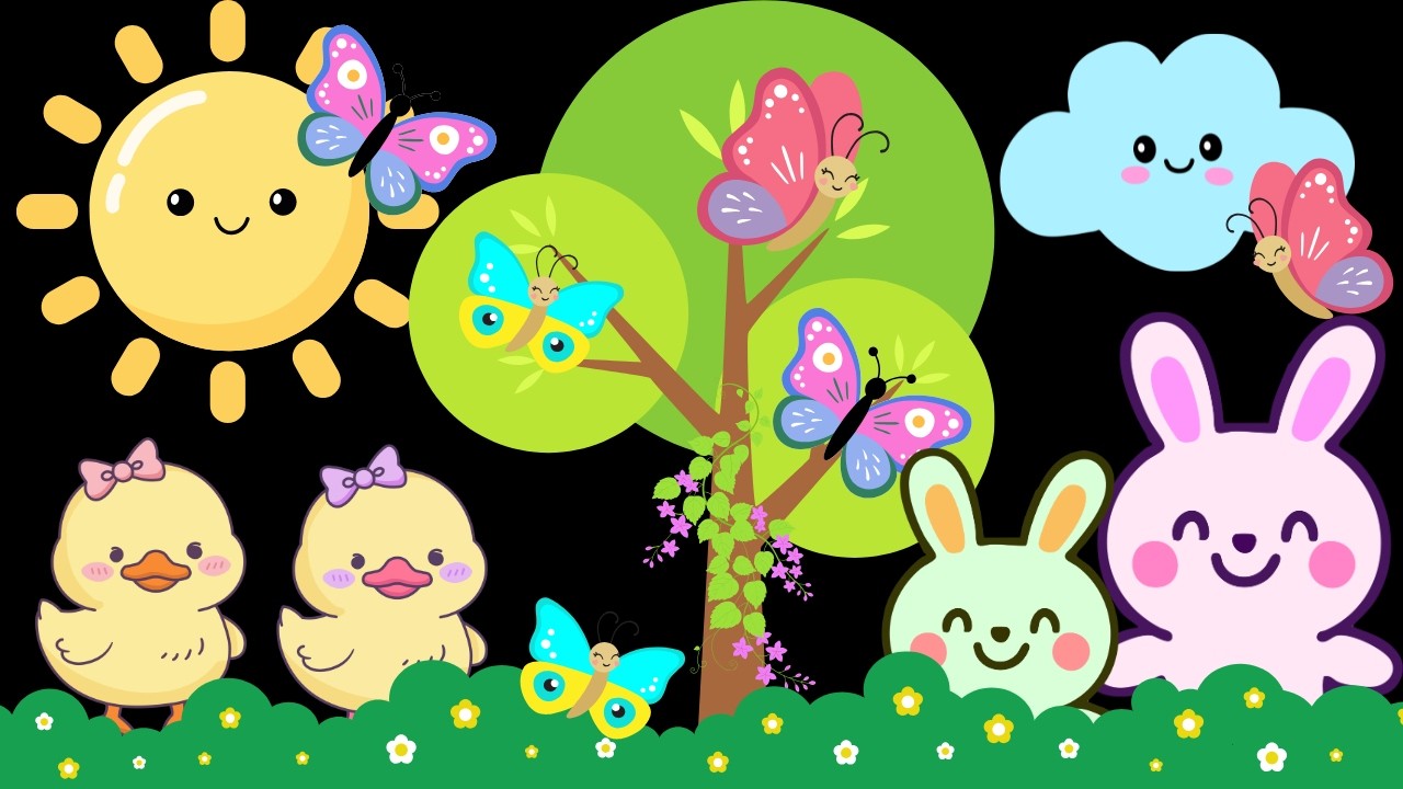 Spring Ducklings Baby Sensory Video with High Contrast and Visual Stimulation #babysensoryvideos