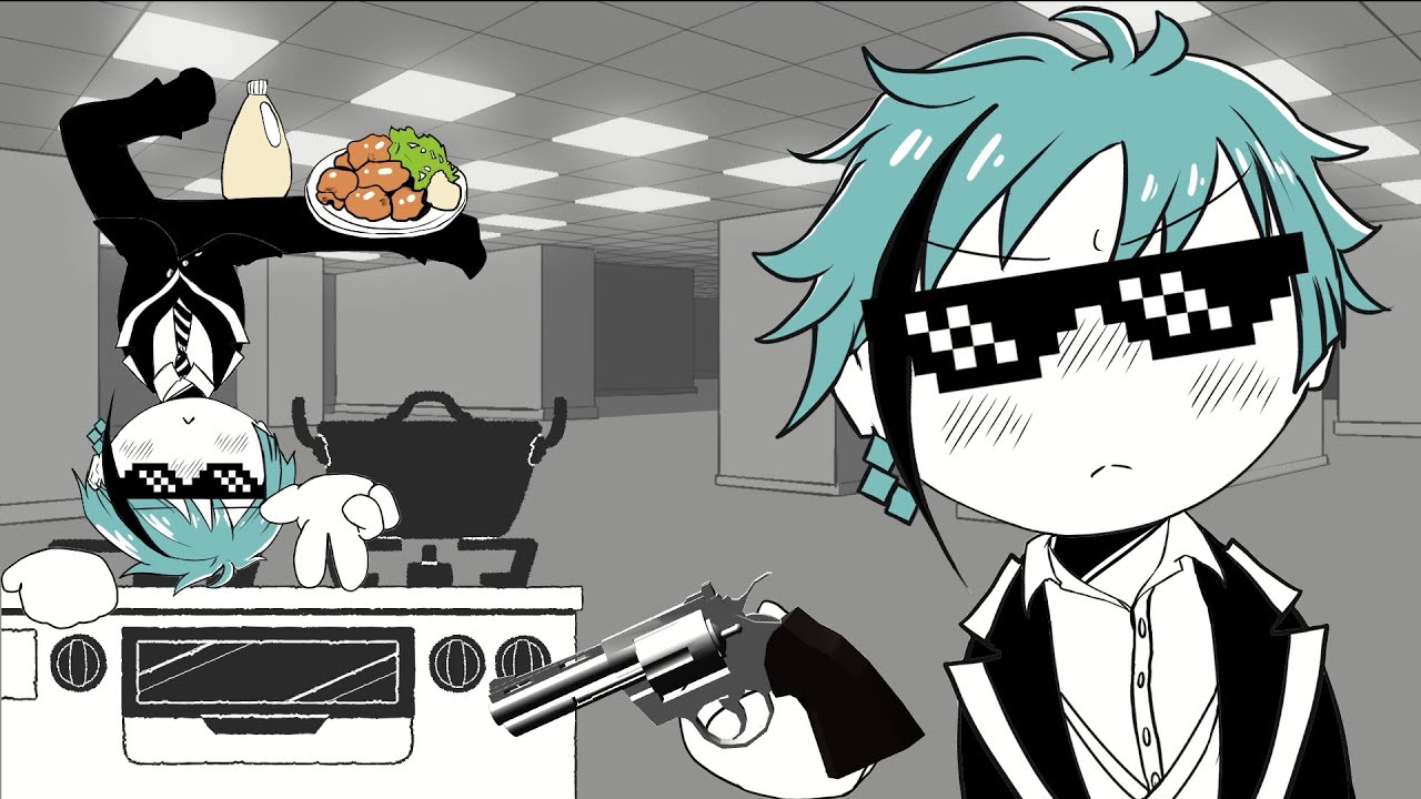 【手描きツイステ | Twst Animatic】Mayo Fried Chicken X Leech Twins