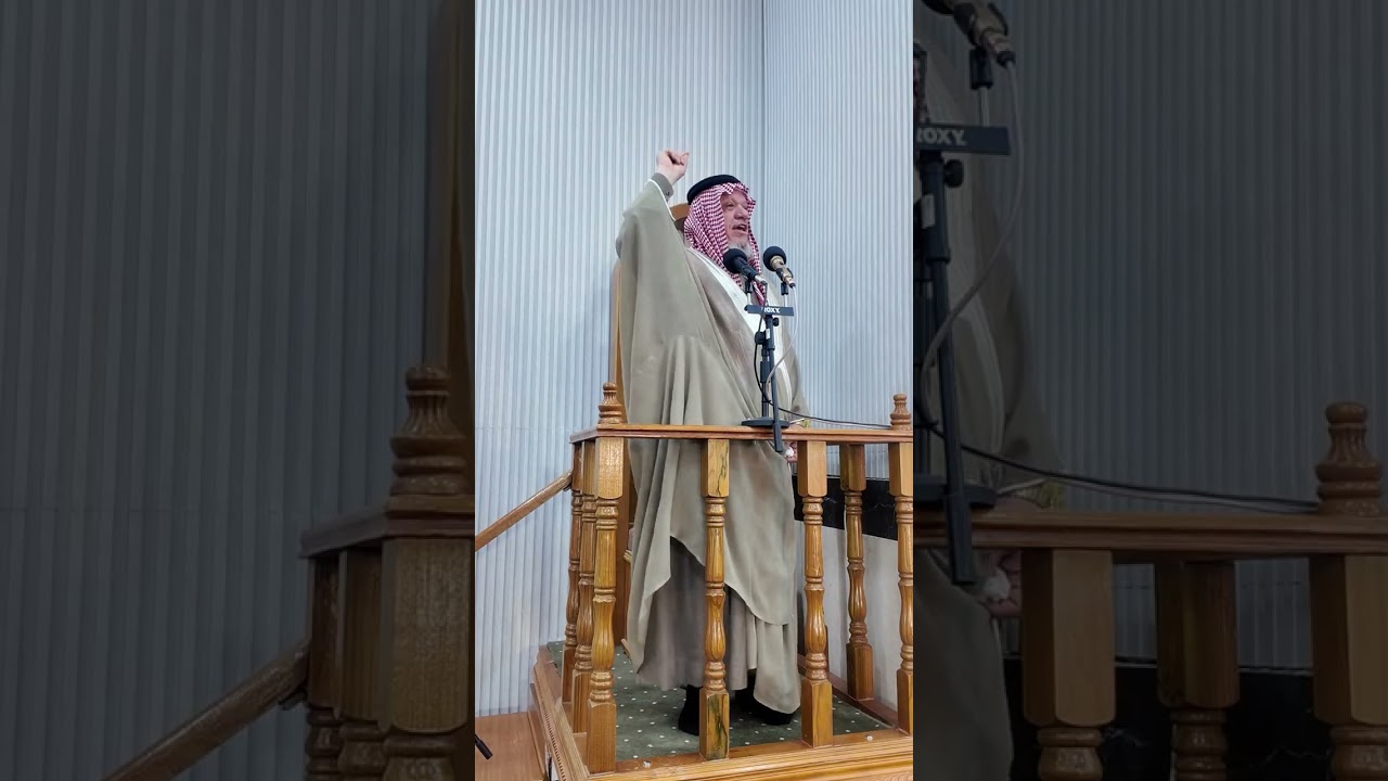 خطبه الجمعه للشيخ ايوب ابو احمد النداوي بعنوان ( جارك ثم جارك ) 