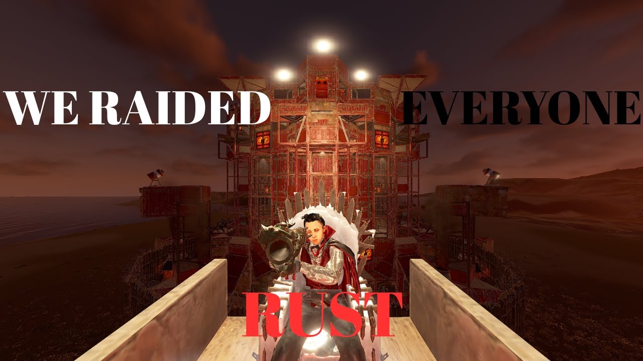 Raiding EVERY group on the server - RUST
