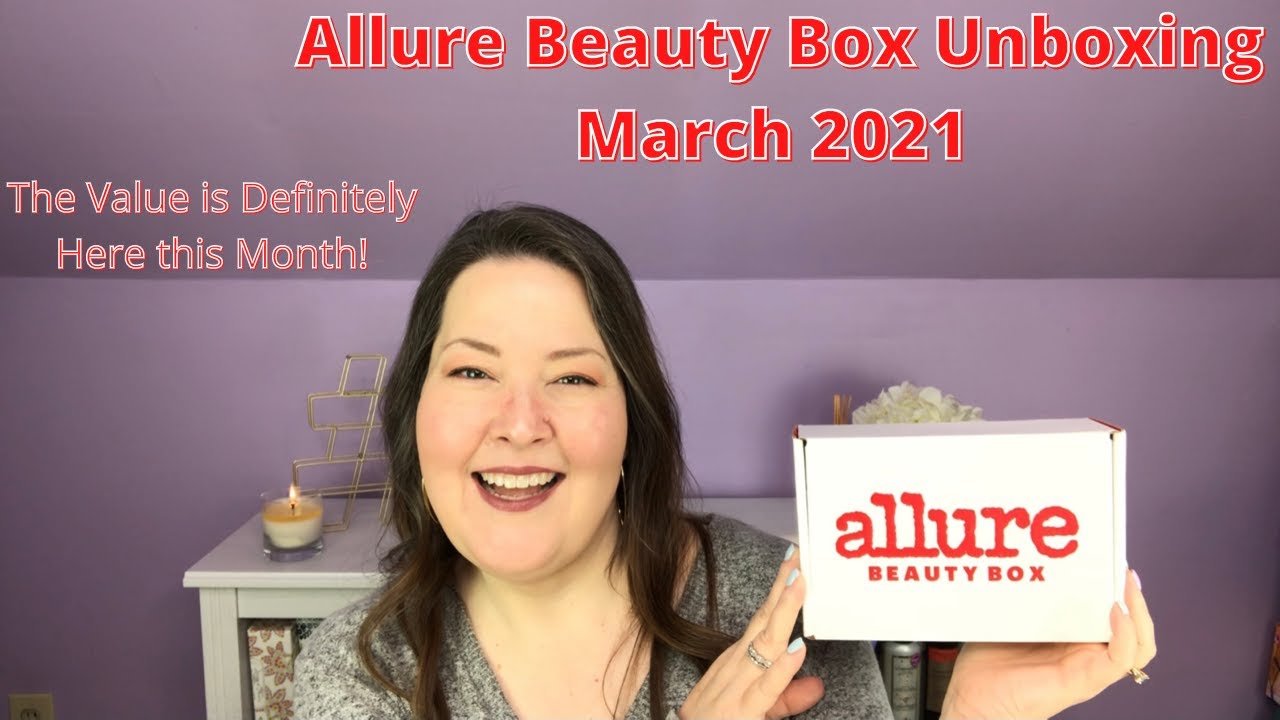 Allure Beauty Box Unboxing March 2021