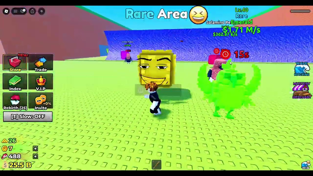 Igram prezivi talase za brainrotove[zamalo dobio divine brainrot ali je nazalost nesto