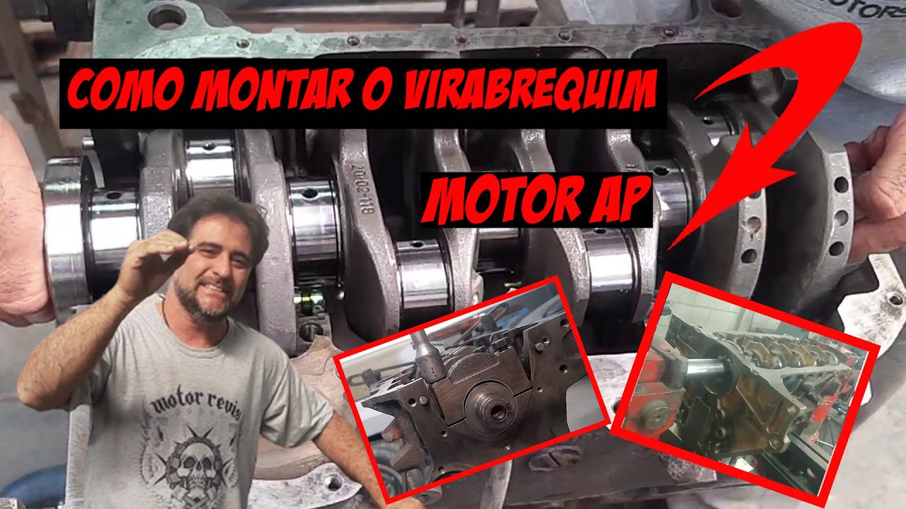 (COMO MONTAR O  MOTOR  AP ) MONTAGEM DO VIRABREQUIM PARTE 01
