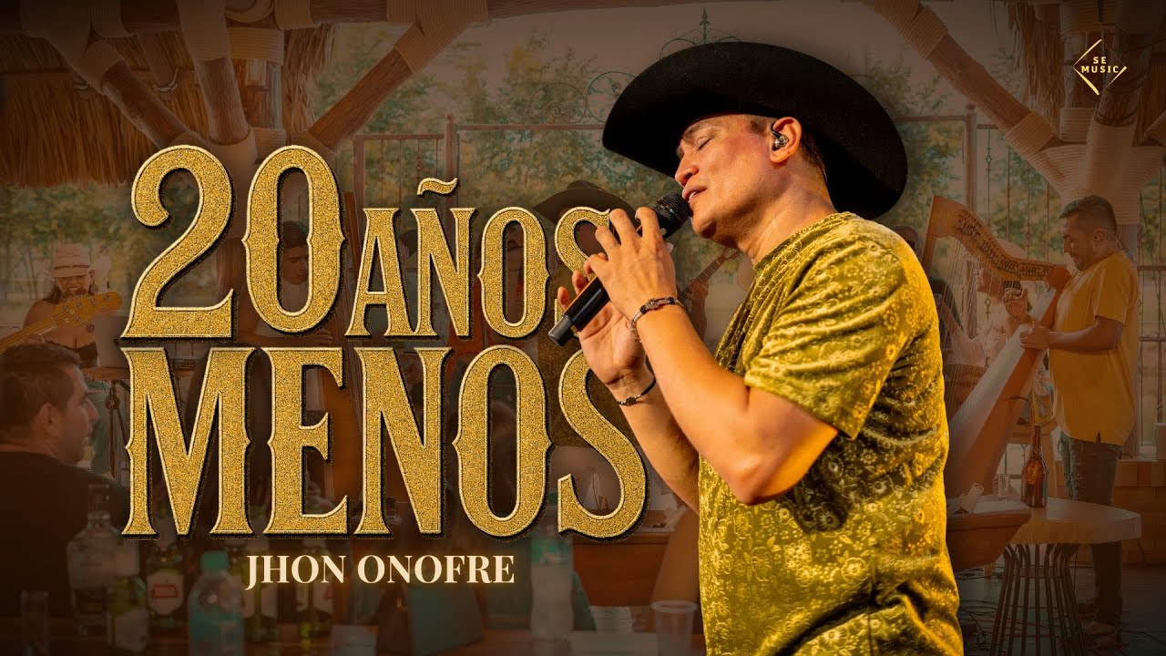 Jhon Onofre - 20 Años Menos (En Vivo)