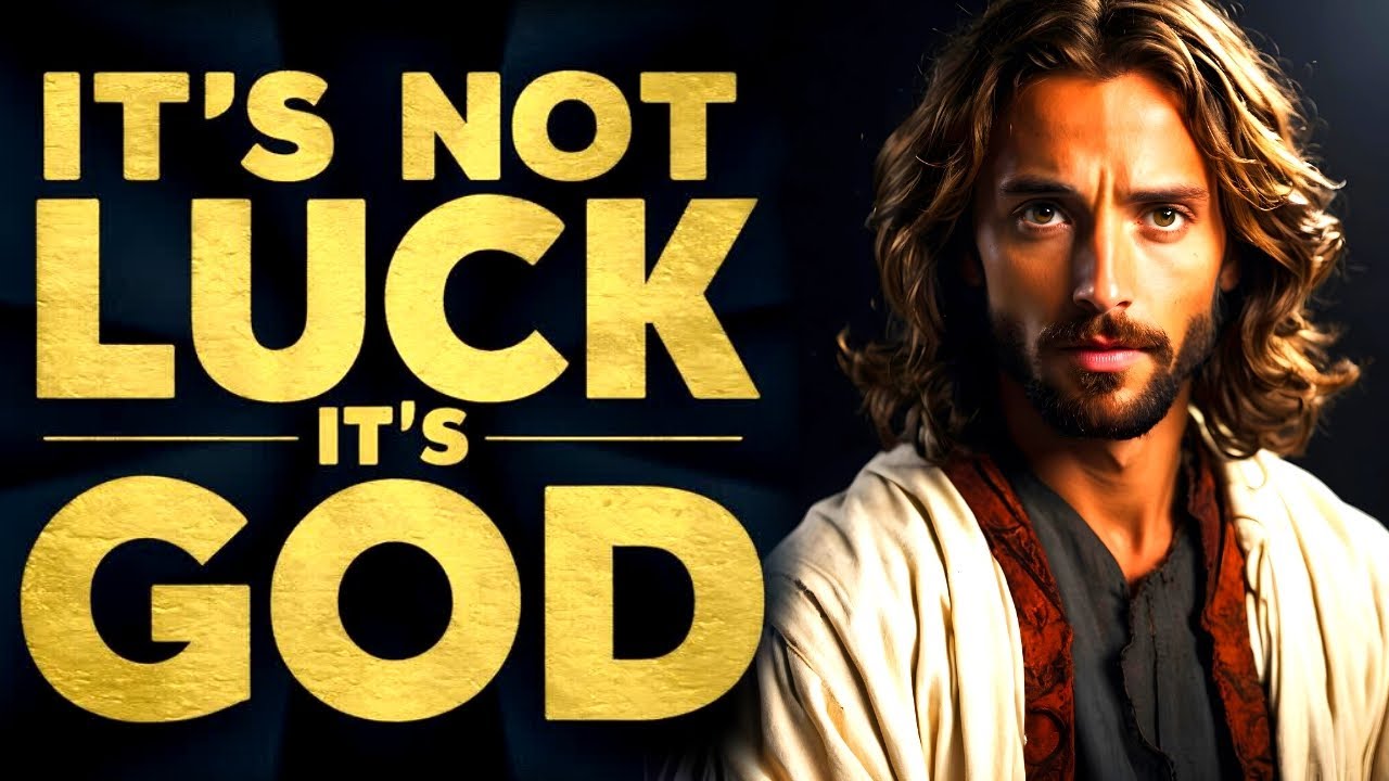 𝙂𝙤𝙙 𝙈𝙚𝙨𝙨𝙖𝙜𝙚: It's Not Luck, It's God | God Message for You Today | God's Message | God Helps