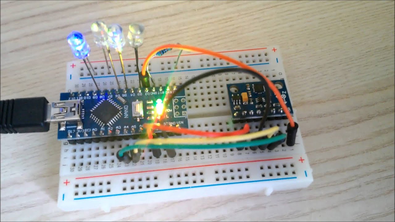 Accelerometer / Beschleunigungssensor MMA8451 Tutorial (Arduino)