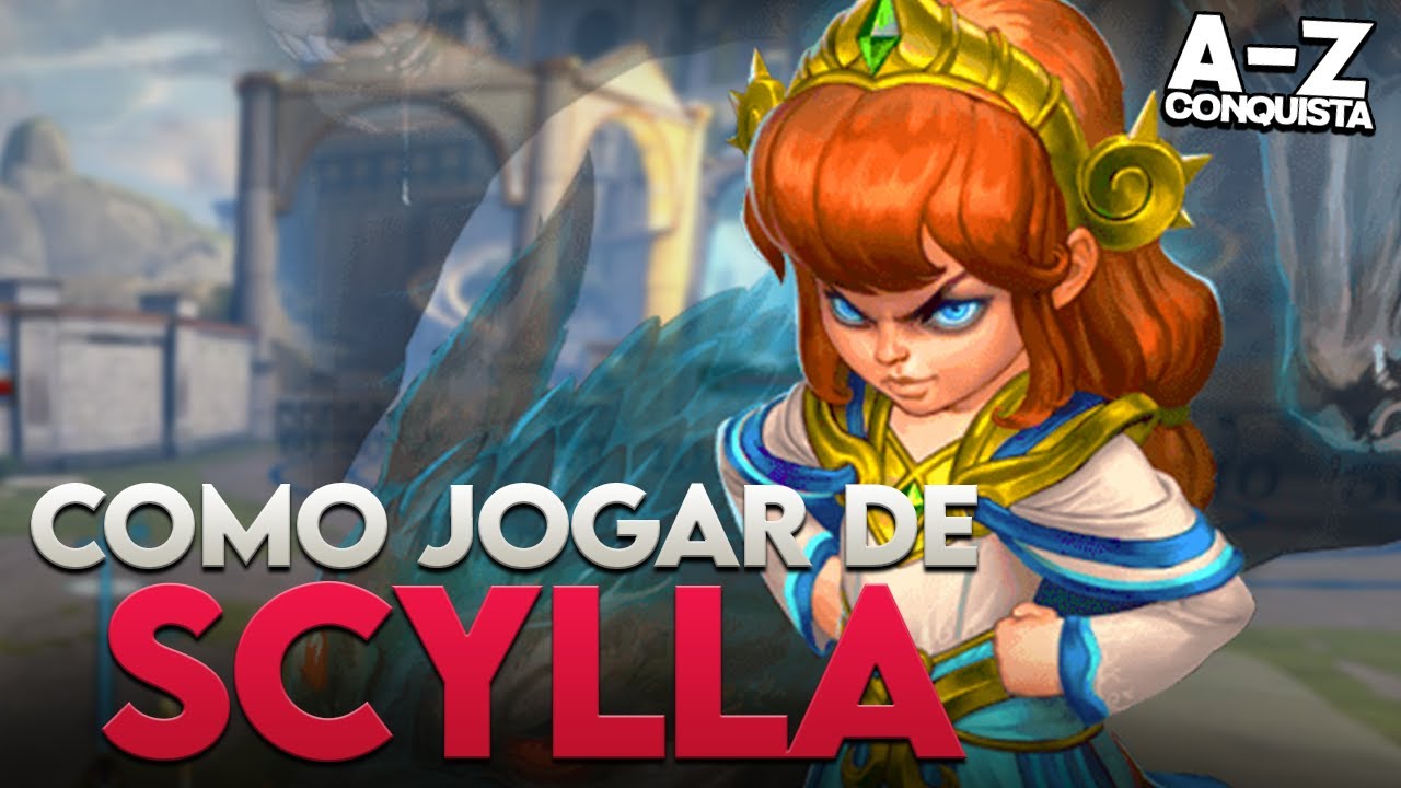 COMO JOGAR DE SCYLLA/CILA, A-Z Conquista + Guia - ⚡ Smite BR