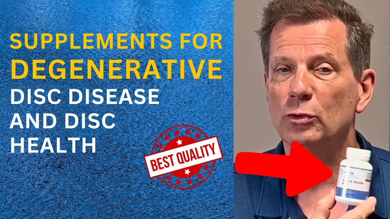 Degenerative Disc Disease: Top Supplements to Restore Disc Health | Dr. John Zielonka