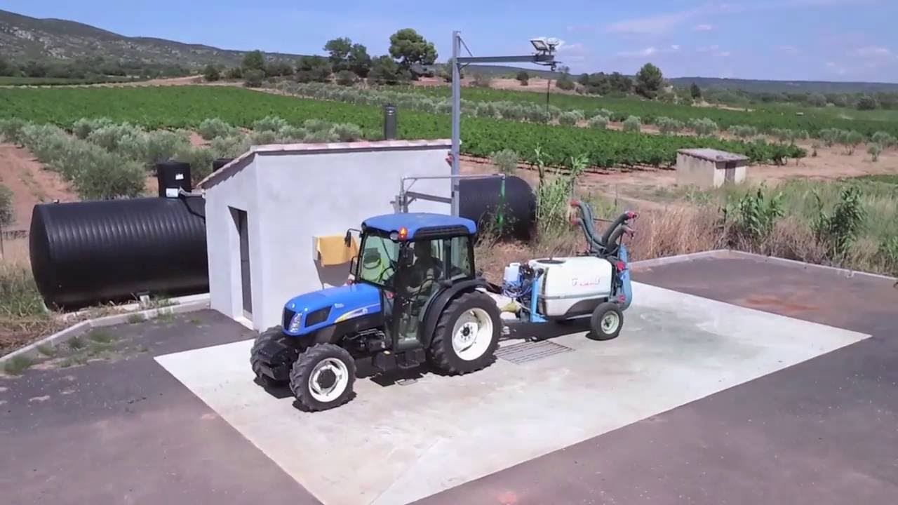AXE ENVIRONNEMENT : aire de lavage et remplissage de Puyloubier