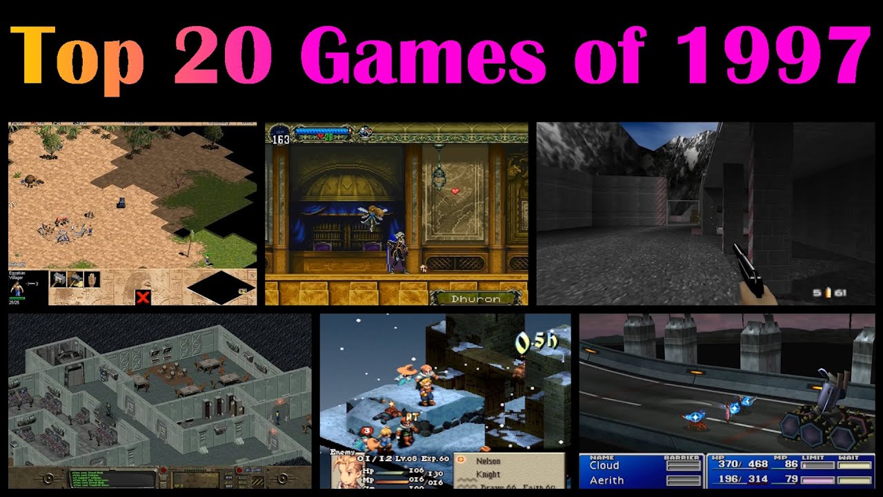 Top 20 Games of 1997