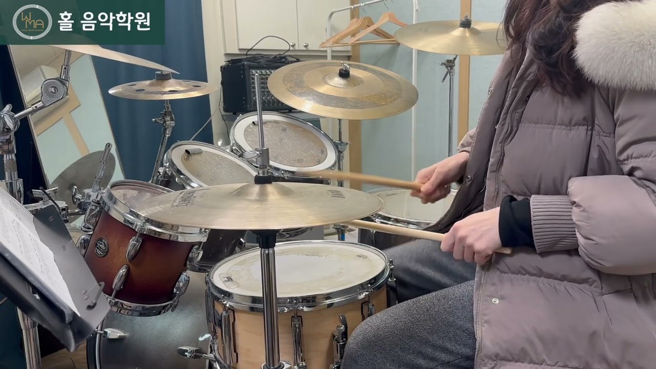 [홀음악학원] 성인 드럼 레슨 '러브홀릭스 - Butterfly' 드럼 커버/ 망포, 영통, 수원