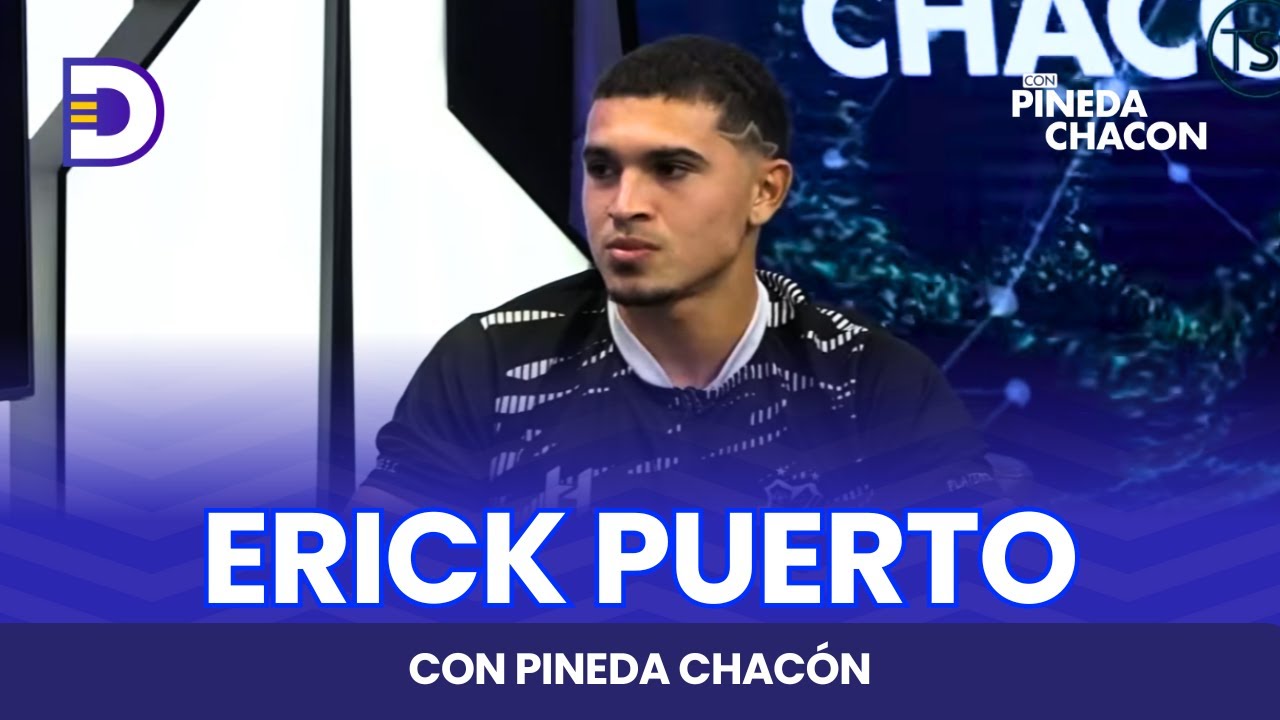Con Pineda Chacón - Erick Puerto, Jugador Club Platense