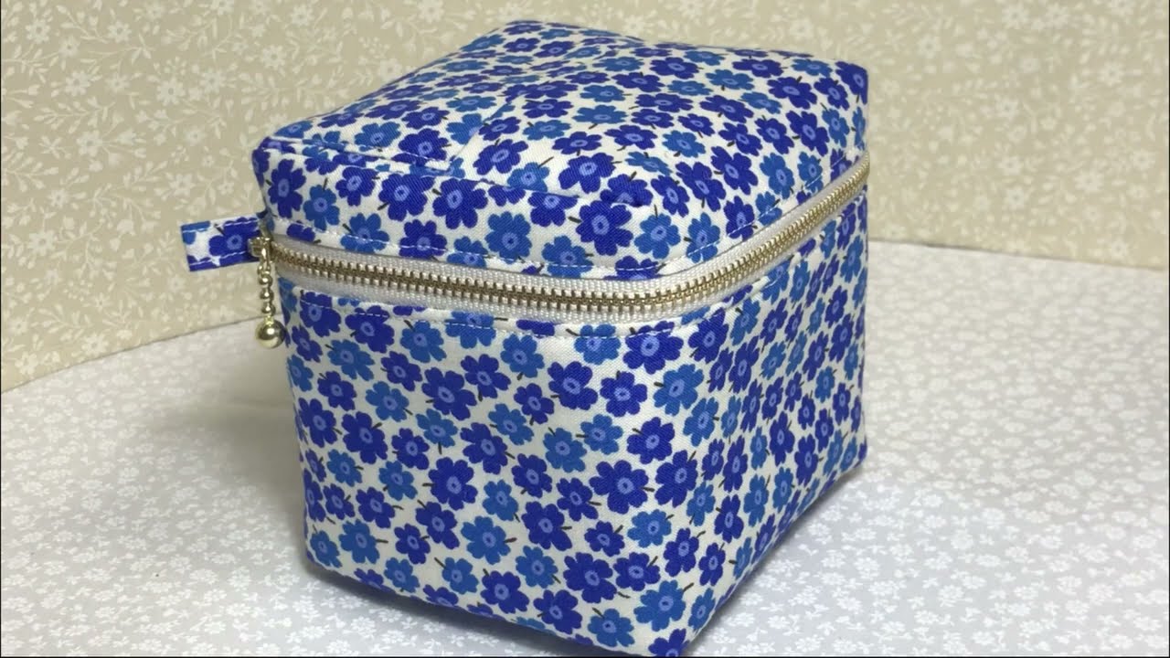 これならファスナー付けも簡単❣️キューブボックス🎁This makes it easy to attach a zipper ❣️ Cube box