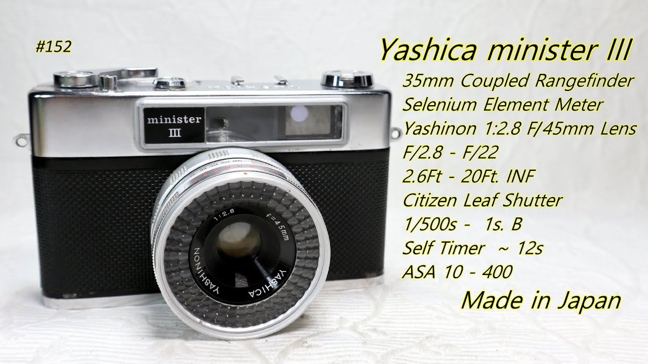 Yashica minister III.  1963