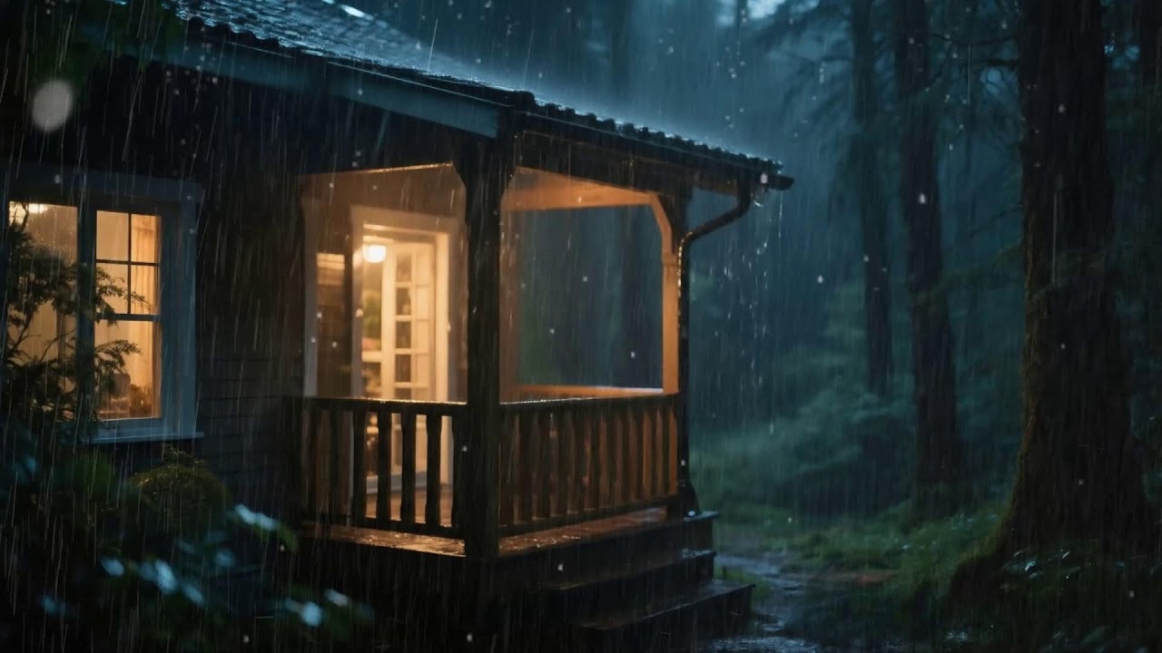Super Heavy Rain To Sleep Immediately - Night Rain for Deep Calm