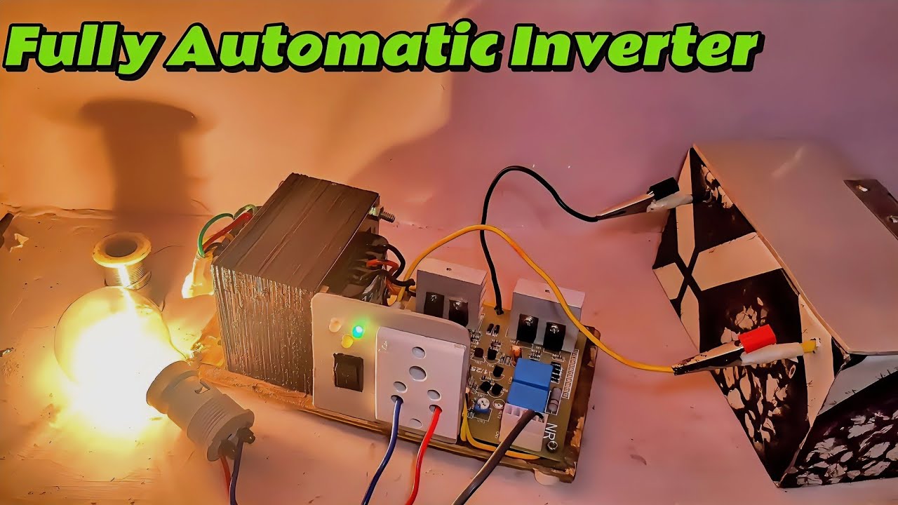 200W Fully Automatic Inverter Banaye | Unboxing + Diagram + Connection Explained | DIY Inverter