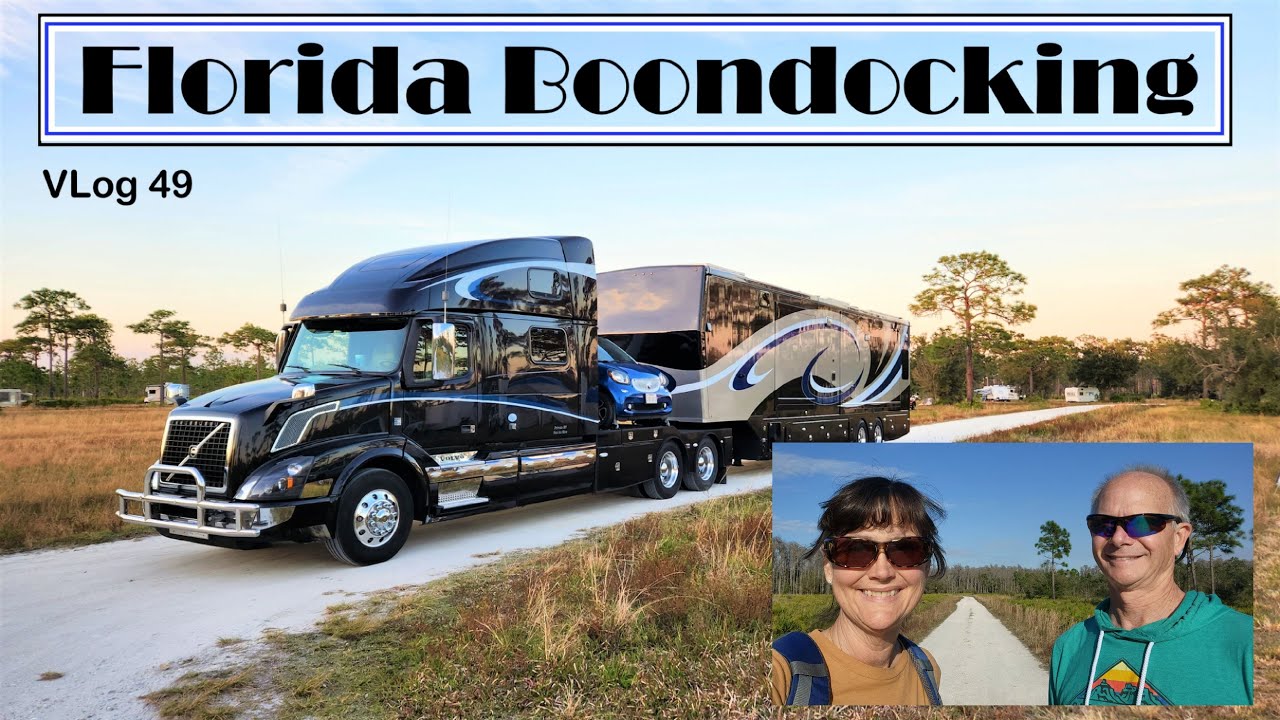 BOONDOCKING NEAR ORLANDO😮 / Big Rig Travel Days / Florida Camping / RV Life / RVFulltime