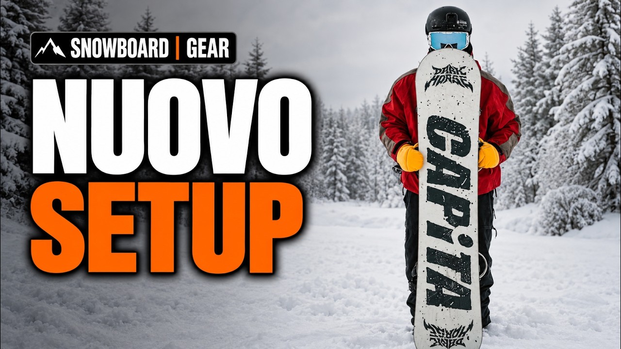 Nuovo Setup Snowboard 2025: CAPiTA Dark Horse + Union Strata – Test in Pista!