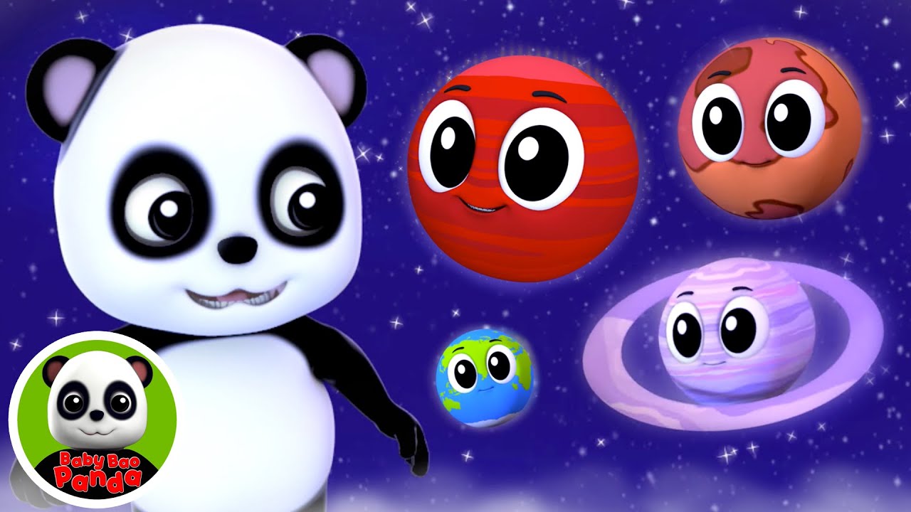 The Planet Song | Solar System Song | Nursery Rhymes & Kids Songs with Baby Bao Panda