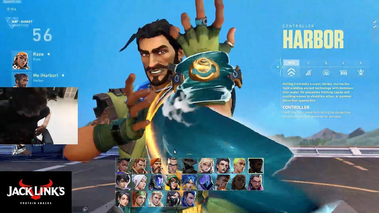 SUNSET! FNATIC BOASTER HARBOR VALORANT RANKED GAMEPLAY [Full Match VOD]