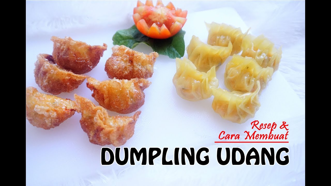 RESEP & CARA MEMBUAT DUMPLING UDANG | MASAKAN SEDERHANA (DIMSUM)