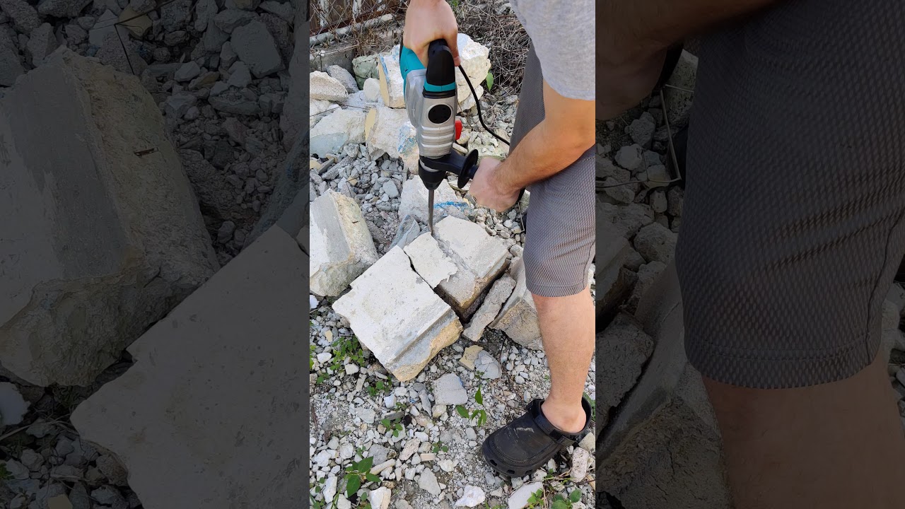 Testing ENEACRO 1-1/4 Inch SDS-Plus 12 Amp Heavy Duty Rotary Hammer Drill