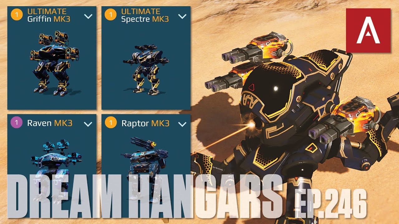 War Robots - Bounce And Pounce Robots! Dream Hangars Episode 246