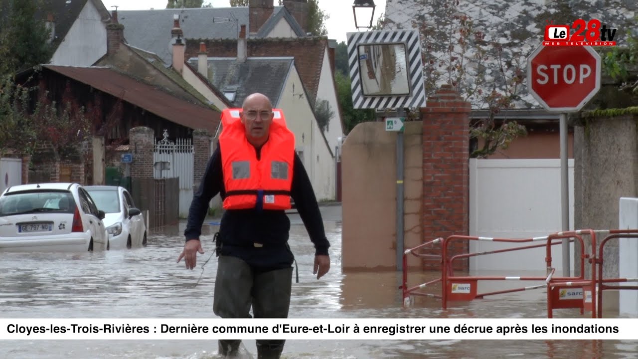 Cloyes-les-Trois-Rivières : Dernière commune d'Eure-et-Loir à enregistrer une décrue