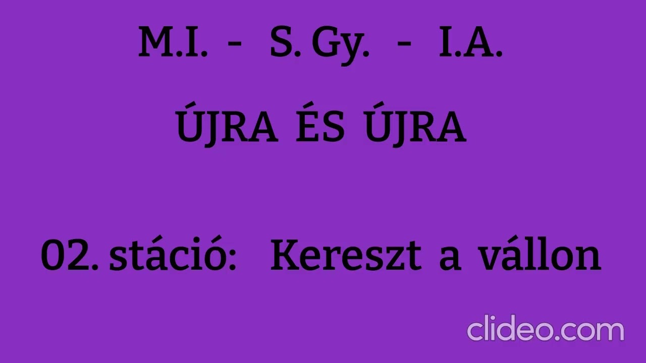 Zene:  ÚJRA és Újra  (keresztút)  #zene