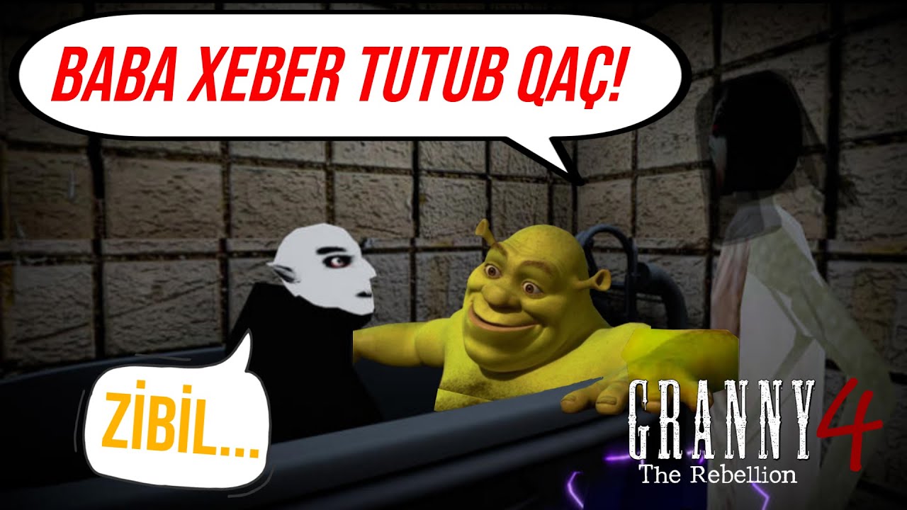 NƏNƏNİN ƏSL ÜZÜ ORTAYA ÇIXDI! 😱 | Granny 4