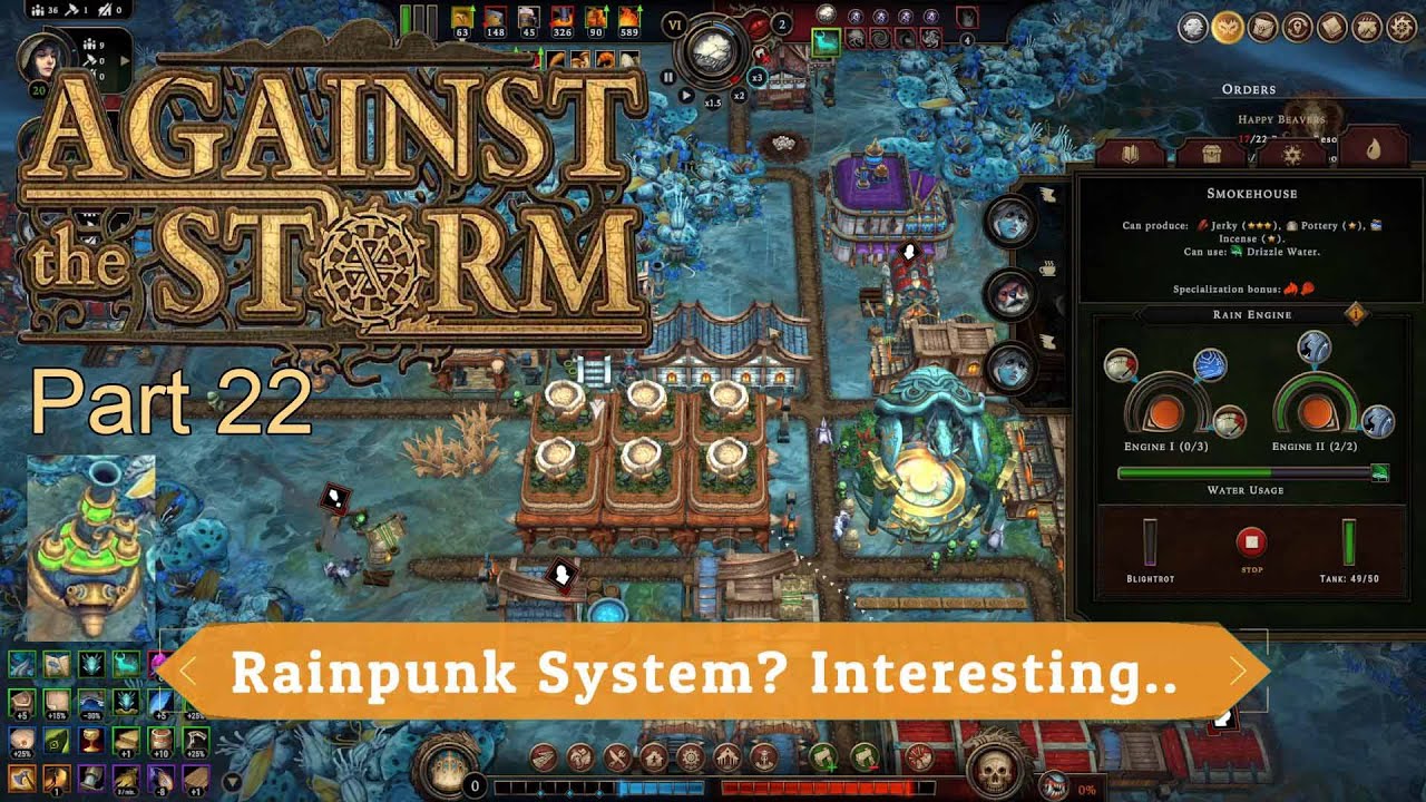 Against the Storm - Part22 - Rainpunk System? Interesting.. - Let's Play
