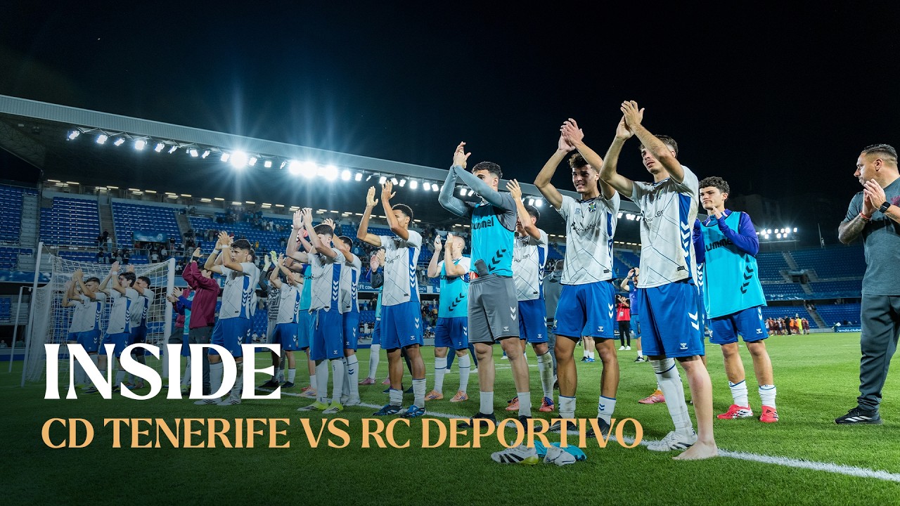INSIDE | Copa del Rey Juvenil CD Tenerife - RC Deportivo | CanteraCDT #cdtenerife #fútbol