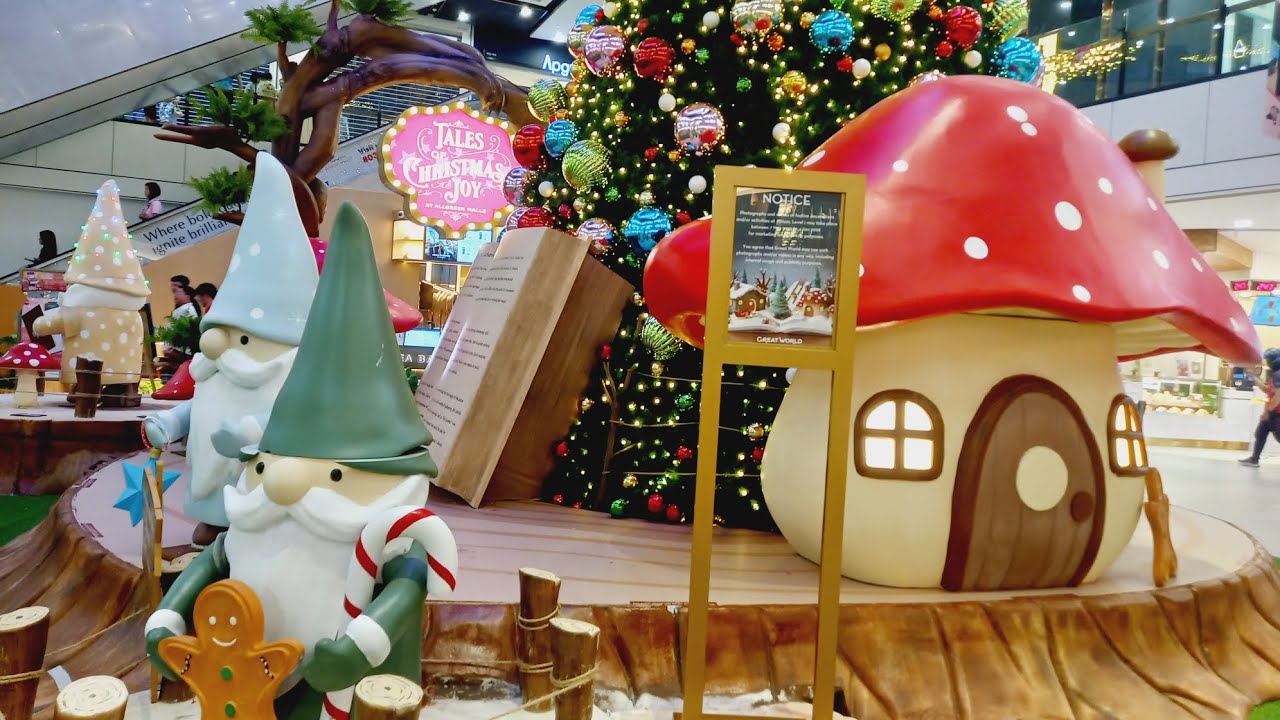 SINGAPORE🇸🇬 A FANTASTIC CHRISTMAS DECORS AT GREAT WORLD CITY #singapore #greatworld #city #view 