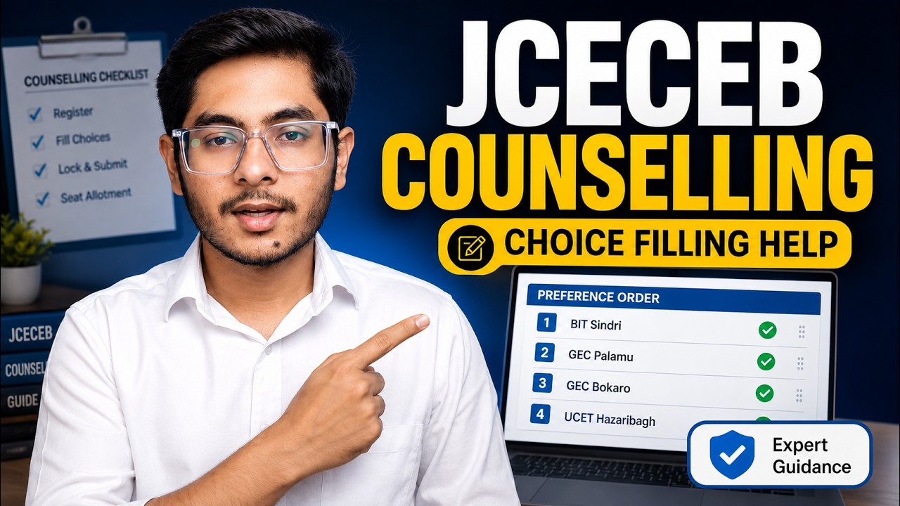 Let Me Do Your JCECEB Counselling (Choice Filling & Guidance by Experts)