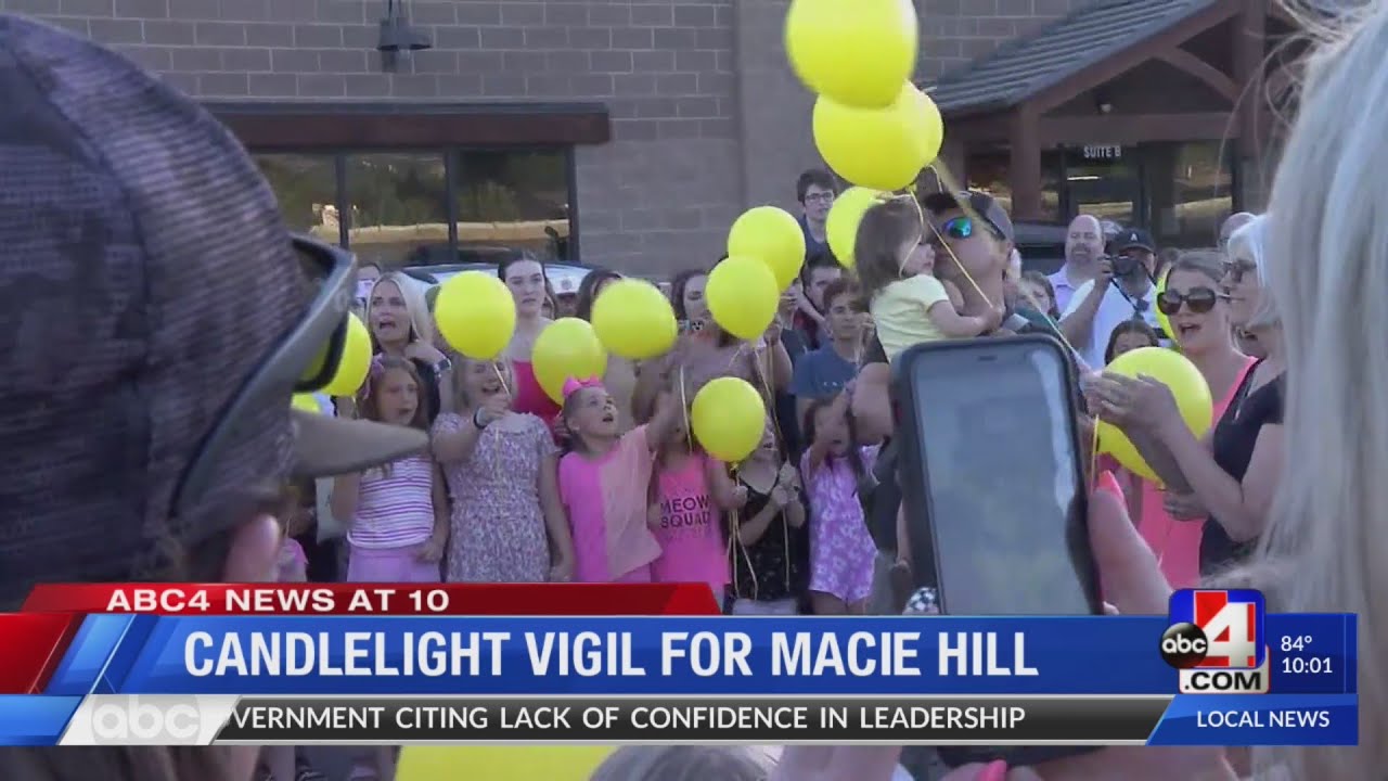 Community vigil held to honor Macie Hill, Kaysville girl who was killed by a parade vehicle