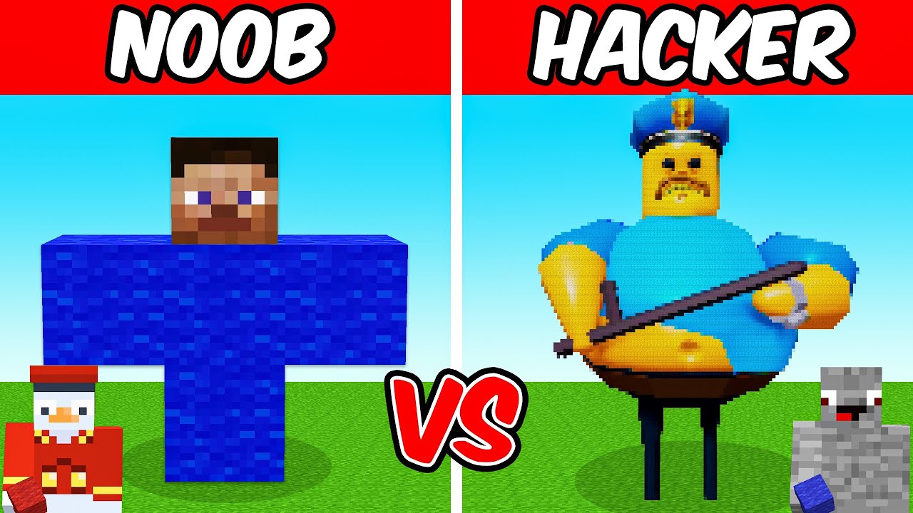 NOOB VS HACKER: BARRYS GEFÄNGNIS Bau Challenge