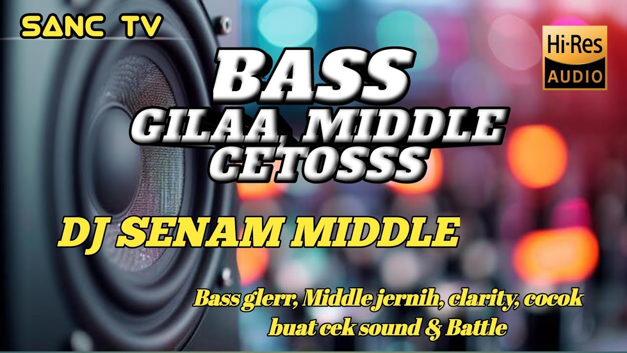 Dj terbaru 2026 ,, Senam middle, bass gila || Obat ngamuk musik