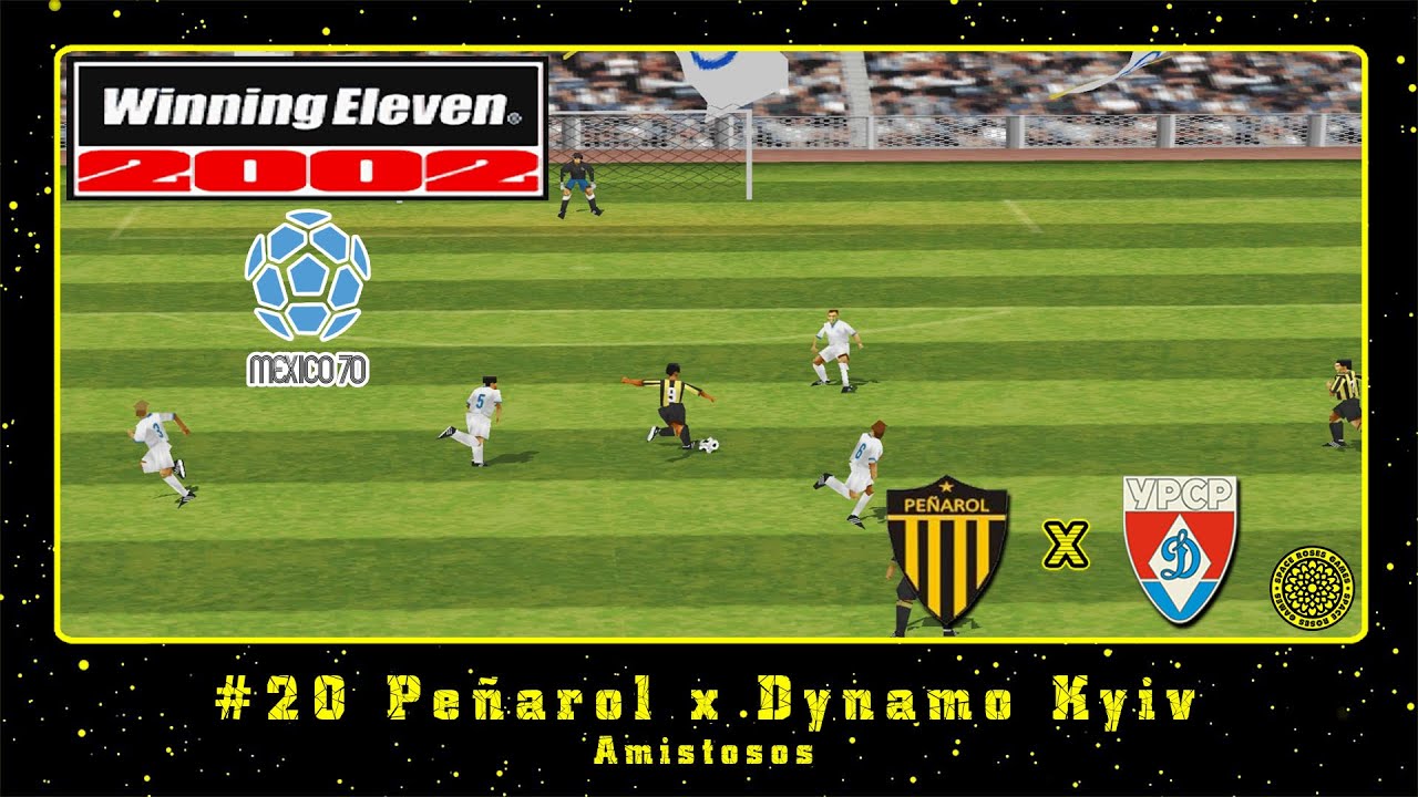 Winning Eleven 2002: Copa do Mundo 1970 (PS1) A #20 Peñarol x Dynamo Kyiv