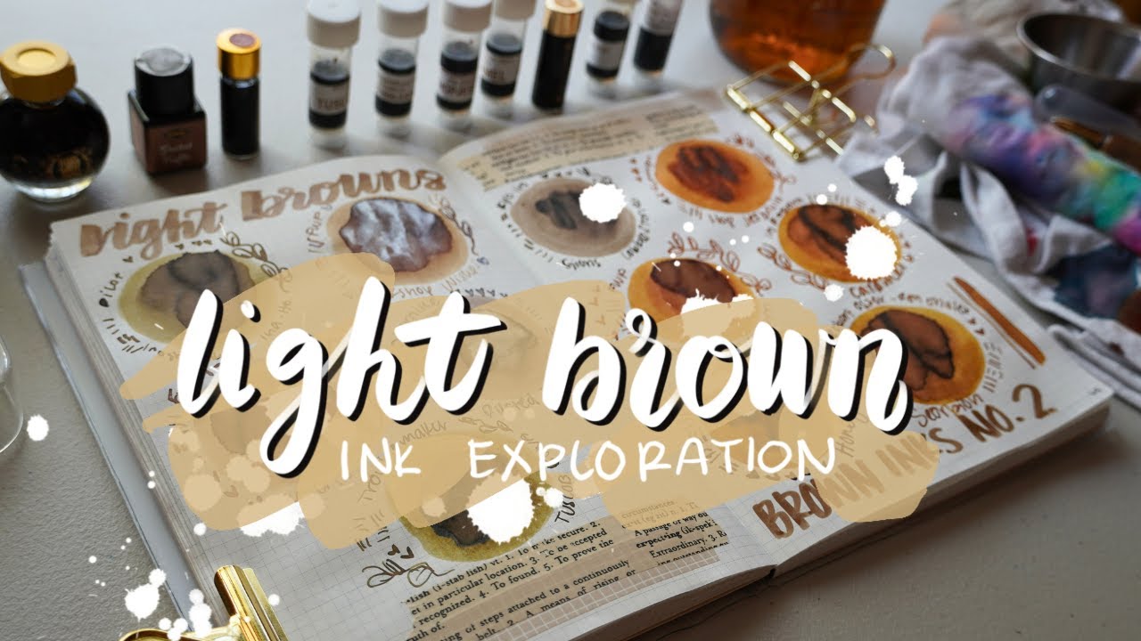 Light Brown Fountain Pen Ink 🤎 | Ink Exploration No. 13